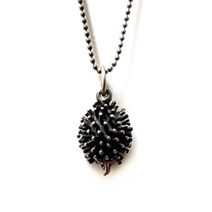 Tiny Hedgehog Ball chain necklace